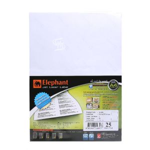 ป้ายสติ๊กเกอร์เลเซอร์ ตราช้าง เบอร์ 19-037 (105x74mm)