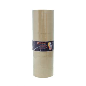 เทปปิดกล่อง ตราช้าง สีน้ำตาล (48มม.x45หลา)