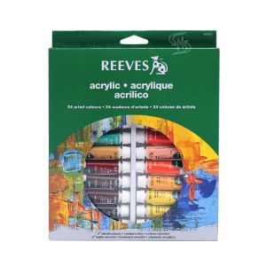 สีอะคริลิค Reeves ชุด 24 สี x10 มล. #8493202