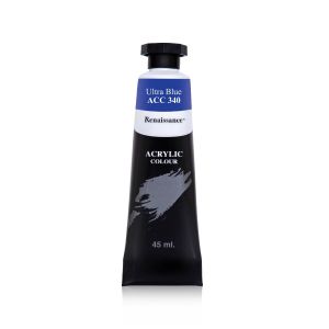 สีอะคริลิค Renaissance 45 มล. เบอร์ 340 Ultra Blue