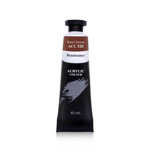สีอะคริลิค Renaissance 45 มล. เบอร์ 520 Burnt Sienn