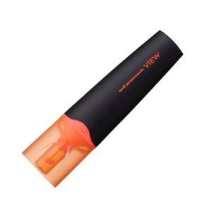 ปากกาเน้นข้อความ UNI Promark View USP-200 สีส้มสะท้อนแสง