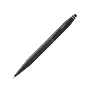 ปากกา Cross Tech 2 Satin Black Ballpoint Pen with 6mm Stylus #AT0652-1