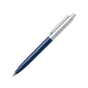 ปากกาลูกลื่น Sheaffer Sentinel Blue Barrel/Brushed Chrome #321-BL