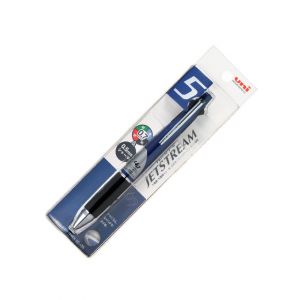 ปากกาลูกลื่น UNI Jetstream 5 หัว MSXE5-1000-07 Navy (แพ็ค1)