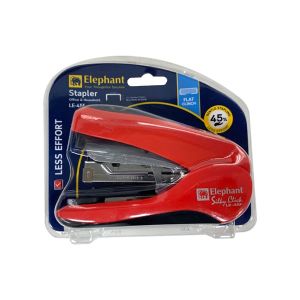 เครื่องเย็บกระดาษ ตราช้าง รุ่น LE-45F บลิสเตอร์ (คละสี)