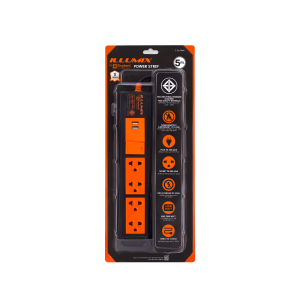 ปลั๊กไฟ ตราช้าง Illumix รุ่น 4105T USB 4 ช่อง1 สวิตซ์ 5 เมตร