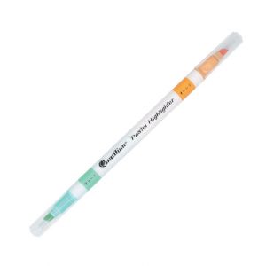 ปากกาเน้นข้อความ 2 หัว Quantum QHP-790 Pastel เขียว/ส้ม