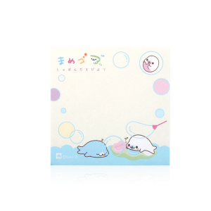 กระดาษโน๊ต ตราช้าง รุ่น SNOTE-102 ขนาด 75x75 มม. ลายมาเมะโกมะ
