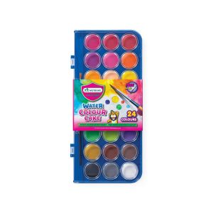สีน้ำก้อน 24 สี Master Art (กล่องพลาสติก)