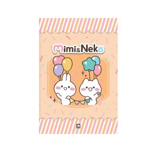 สมุดบันทึก ตราช้าง รุ่น KMM-201 ลาย Mimineko ขนาด 9/20 70 แกรม 20 แผ่น