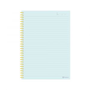 สมุดริมลวดปก PP ตราช้าง รุ่น PP-102 ขนาด B5 70 แกรม 60 แผ่น (คละสี)