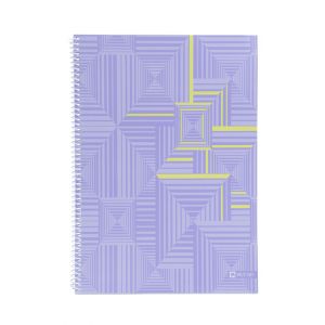 สมุดบันทึกริมลวด ขนาด B5 (คละลาย) WLT-101 ตราช้าง 