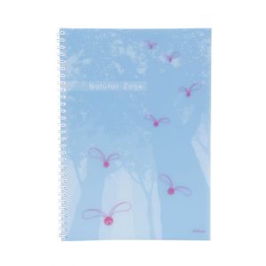 สมุดบันทึกปกอ่อนริมลวด รุ่น WPPB-444 ขนาด B5 สีฟ้า (คละลาย)