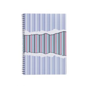 สมุดบันทึกปกกระดาษ ตราช้าง รุ่น W-102 ขนาด B5 (คละลาย)