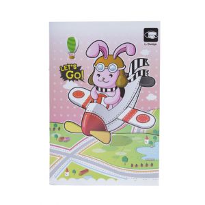 สมุดนักเรียน ตราช้าง L105 60 แกรม 40 แผ่น (คละลาย)