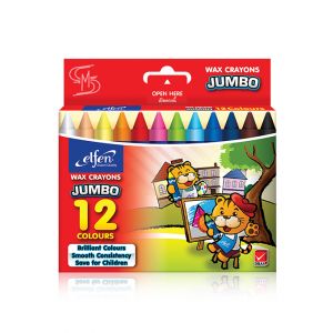 สีเทียน เอลเฟ่น ขนาดจัมโบ้ 12สี