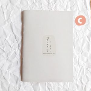 สมุดแพลนเนอร์ MONTHLY PLANNER ขนาด A6 (C)