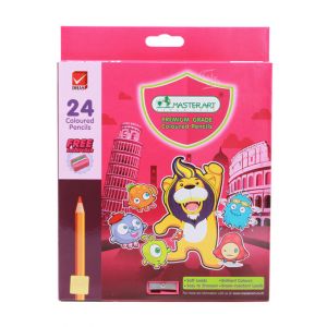 สีไม้ แท่งยาว Master Art 24 สี