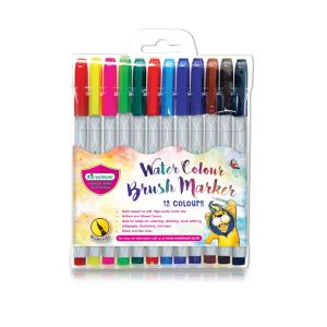 (Clearance) มาร์คเกอร์หัวพู่กัน Master Art 12 สี (SD267636)