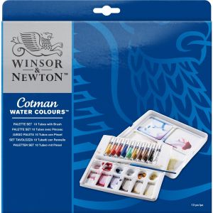 จานสี Winsor & Newton ชุดเซ็ท 10x8 มล. รุ่น 0390646