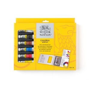 ชุดสีอะคริลิค พร้อม Hints & Tips Winsor & Newton #7021539