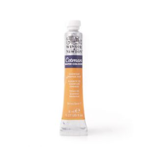 สีน้ำ Winsor & Newton Cotman 8 มล. เบอร์ 090 Cadmium Orange Hue