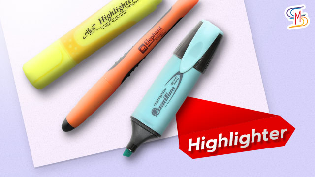 เครื่องเขียนดี๊ดี ที่ต้องมีติดตัว ! - Highlighter